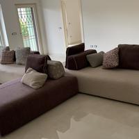 Divano modulare Samoa di design con tavolino