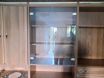 Mobile soggiorno con vetrina e sportelli m.275x205