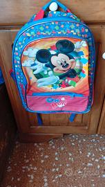 zaino elementari topolino 
