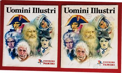 Due Album  - Uomini Illustri °° 1980 mancano 8 fig
