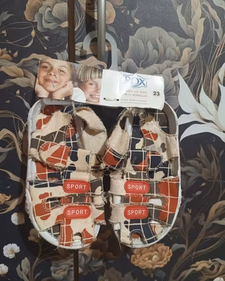 Scarpe sandali bambino Defonseca Italy NUOVE (23) 