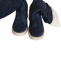 Stivali invernali neri con pelo interno