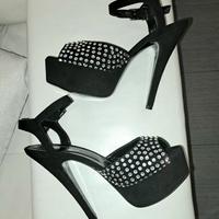 Open toe tacco e swarowsky 
