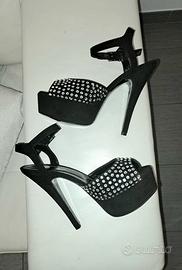 Open toe tacco e swarowsky 