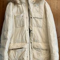 Giubbotto imbottito bianco panna