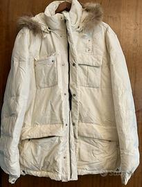 Giubbotto imbottito bianco panna