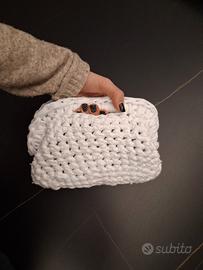 borsa clutch da polso