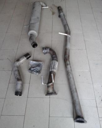 Marmitta completa automezzi ACCIAIO INOX diam.60mm