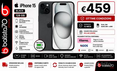 Apple iPhone 15 Black 128 GB