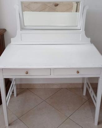 pettineuse vintage, restauro in shabby chic 