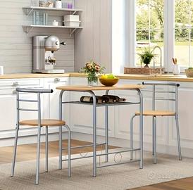 Set tavolino con due sedie nuovo imballato