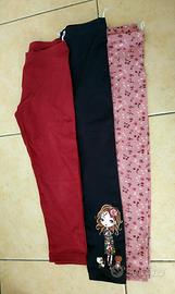 Leggins felpati bambina. Tg 122