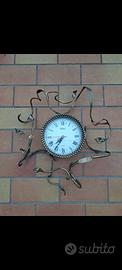 Orologio ferro battuto a mano