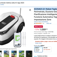 ecovacs goat g1 tagliaerba garanzia grandi prati