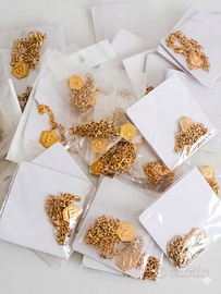 Stock 41 Cavigliere Nuove con Iniziale Oro – Lotto