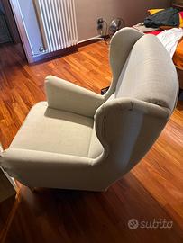 Poltrona ikea grigia