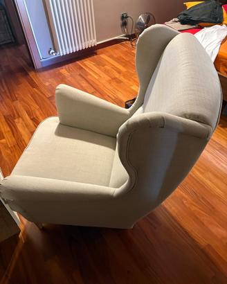 Poltrona ikea grigia