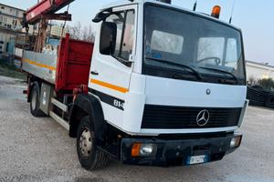 Mercedes 814   Ribaltabile con gru