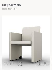 poltrona Frau Tito Agnoli design 