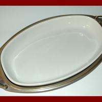 Pirofila in ceramica con vassoio Chantal