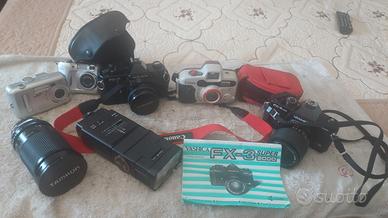 Fotocamere Yashica Canon Nokon