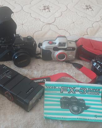 Fotocamere Yashica Canon Nokon