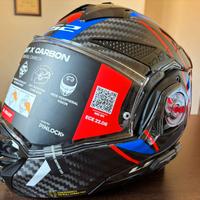 Casco modulare LS2 X Carbon Taglia M con interfono