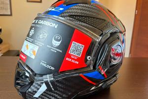 Casco modulare LS2 X Carbon Taglia M con interfono