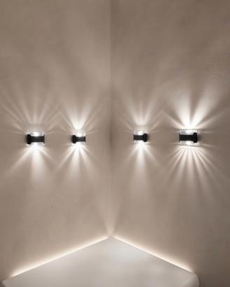 Set 4 Lampade Solari da Parete