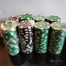 Fiches da gioco + distributore carte da gioco