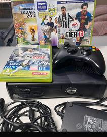 Console Xbox 360 Slim 4GB + Controller + 4 Giochi