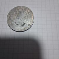 moneta 10 lire italiana del 54 con errore di conio