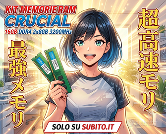 ⚡ Kit RAM Crucial DDR4 16GB (2x8) 3200MHz Top! ⚡
