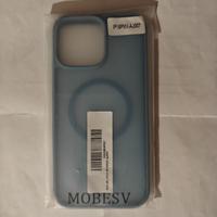 Cover magnetica iPhone 16 Pro Max - Azzurro
