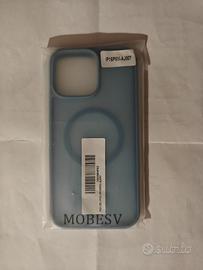 Cover magnetica iPhone 16 Pro Max - Azzurro