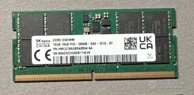 RAM SODIMM 16gb DDR5