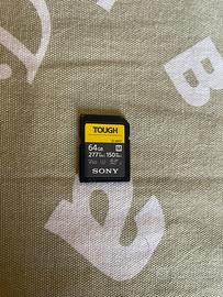 Scheda sd 64 gb tough sony
