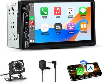  Autoradio 2 DIN con Schermo Wireless 