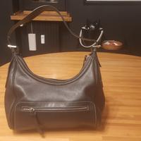 Borsa Hogan Panam mezzaluna pelle nera originale