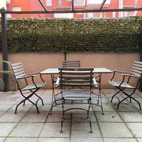 Tavolo da giardino con 4 sedie