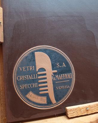Maffioli Antico Specchio Veneziano ventennio. 