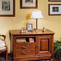 Credenzino porta tv in legno grezzo