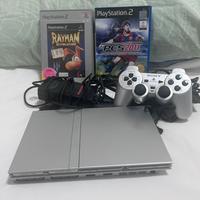 Sony PlayStation 2 PS2 Slim Silver Console