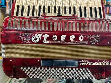 FISARMONICA STOCCO 120 BASSI + CASSOTTO (ANNI 80')