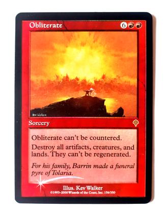 MTG Magic Obliterate Foil Invasion EX-