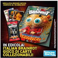 lotto di carte brainrot serie alpha ed. limitata