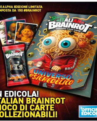 lotto di carte brainrot serie alpha ed. limitata