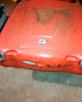 macchina a pedali Giordani in metallo 
