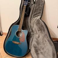 Chitarra acustica amplificabile + custodia