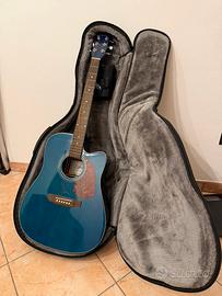 Chitarra acustica amplificabile + custodia